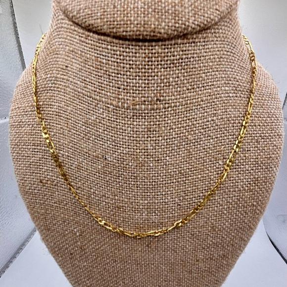 Madewell Figaro Chain Necklace Gold Plated - Picture 5 of 5